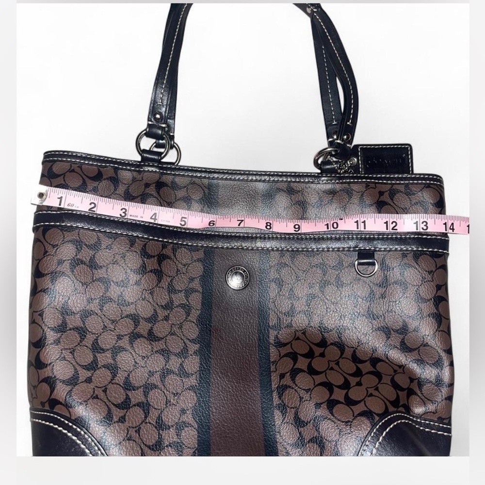 Coach Black and Brown Shoulder Bag - Picture 4 of 5